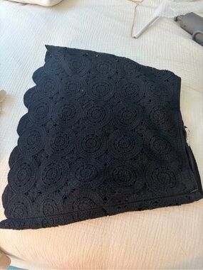 Abercrombie & Fitch Black Stretch Knit Skirt